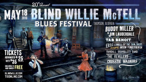 One of the country's top outdoor music events, The Blind Willie McTell Blues Festival honored the native of Thomson, Georgia with songs and genuine Georgia barbecue.