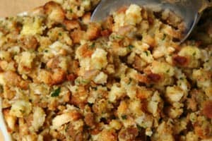 Oyster rice dressing