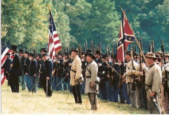 Soldiers of both armies conduct highly entertaining reenactments along battlefields leading to Atlanta